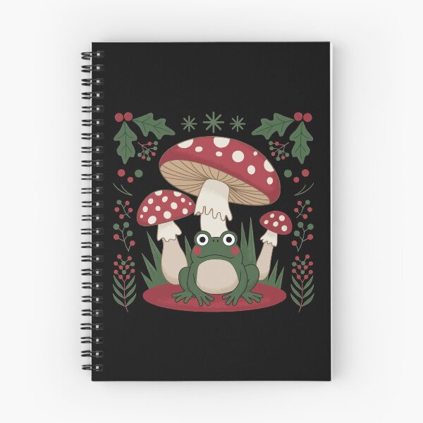 Item preview, Cottagecore Aesthetic Frog Mushroom Christmas designed and sold by thespecialtyhub.