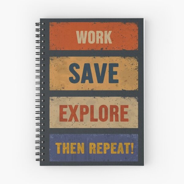 Item preview, Work, Save, Explore, then Repeat Essential Tshirts designed and sold by AlienTechs.