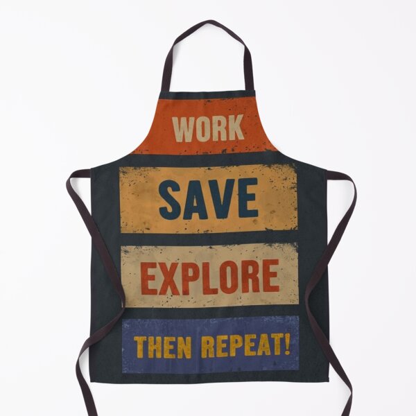 Item preview, Work, Save, Explore, then Repeat Essential Tshirts designed and sold by AlienTechs.