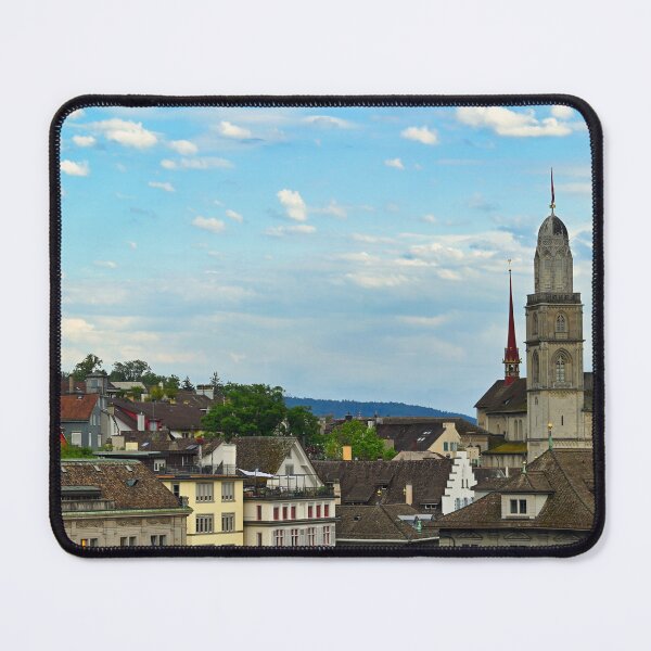 Item preview, Grossmunster cathedral towers in Zurich, Switzerland designed and sold by goceris.