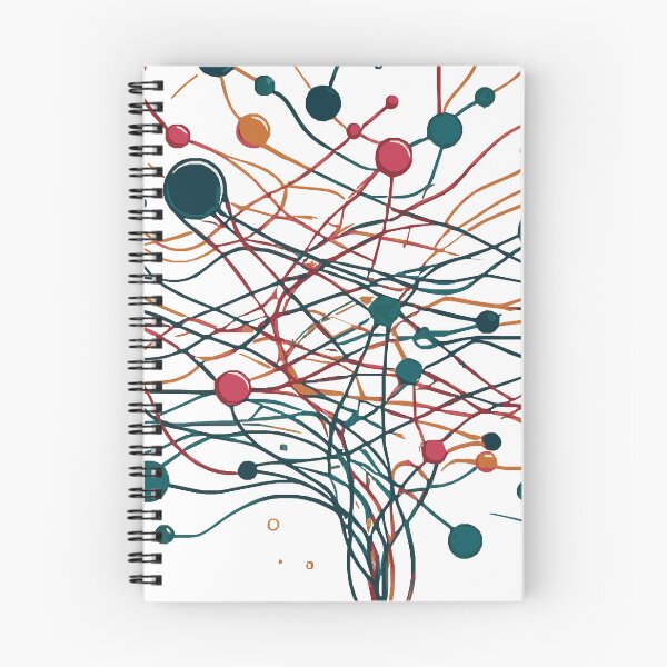 Item preview, Colorful Neurons- Thoughts in Motion designed and sold by Tw1nsAIArt.