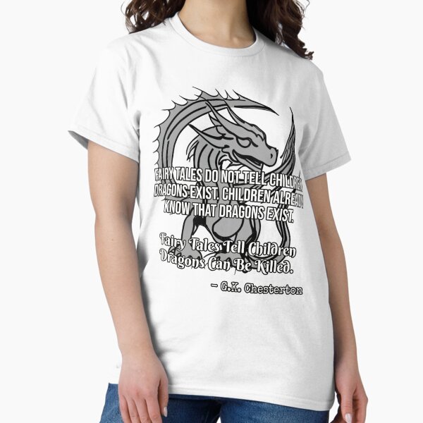 Item preview, Fairy tales do not tell children dragons exist. designed and sold by Among The Leaves.