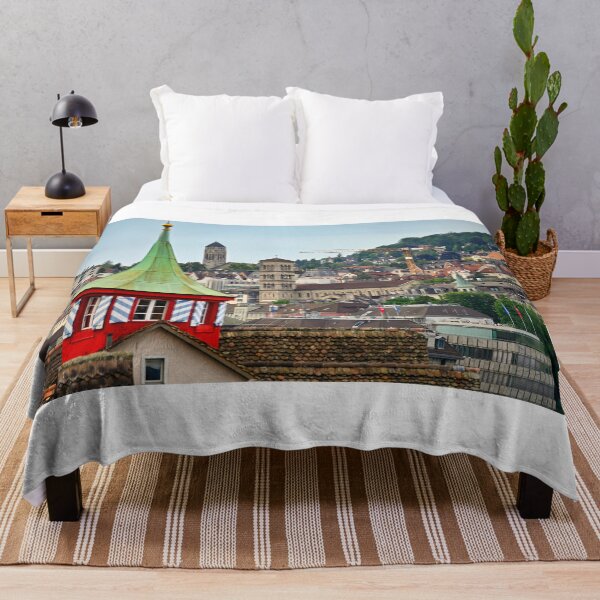Item preview, Buildings and churches old town Zurich skyline, Switzerland designed and sold by goceris.
