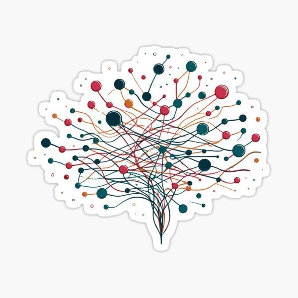 Item preview, Colorful Neurons- Thoughts in Motion designed and sold by Tw1nsAIArt.