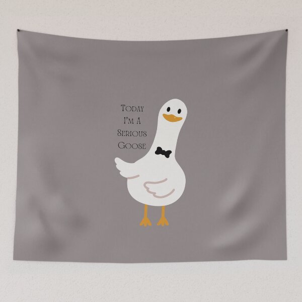 Item preview, Today I'm A Serious Goose, Funny goose, goose lovers designed and sold by FringuesFun.