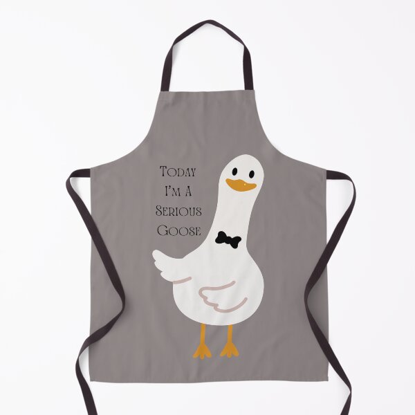 Item preview, Today I'm A Serious Goose, Funny goose, goose lovers designed and sold by FringuesFun.