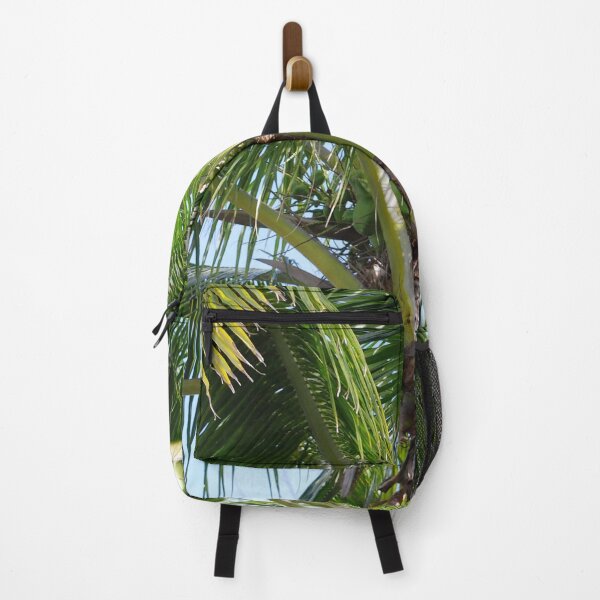 Item preview, Minimalist Coconut Palm Tree with Green Fronds designed and sold by NatureUnleashed.