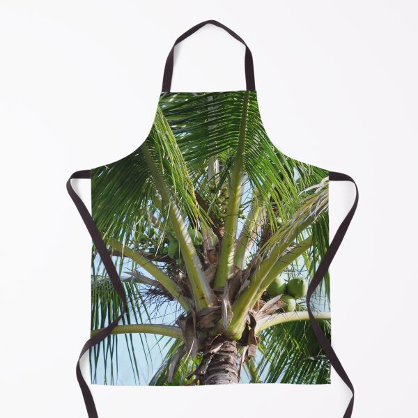 Item preview, Minimalist Coconut Palm Tree with Green Fronds designed and sold by NatureUnleashed.