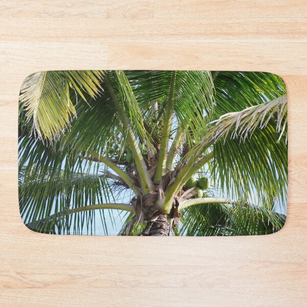 Item preview, Minimalist Coconut Palm Tree with Green Fronds designed and sold by NatureUnleashed.