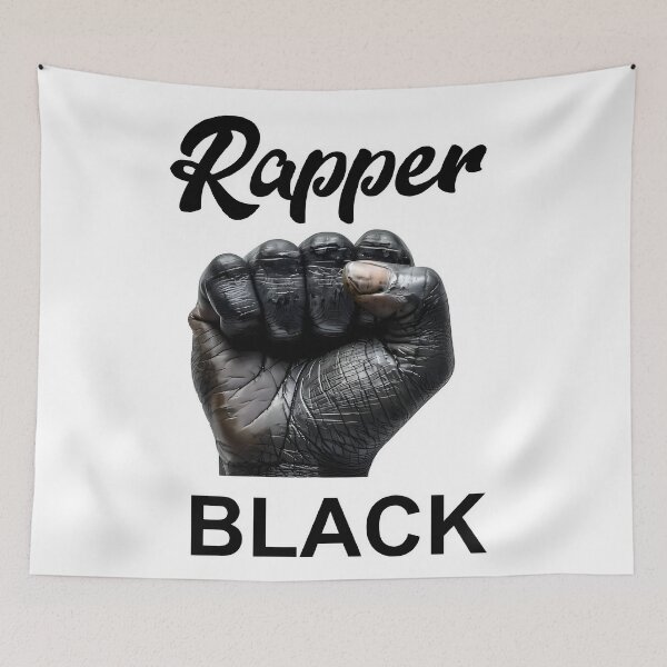 Item preview, Rapper BLACK - now you are on track. designed and sold by knightsonz13.