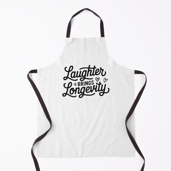 Item preview, Laughter Brings Longevity - Positive Inspirational Quote Design designed and sold by GemBob Creations.