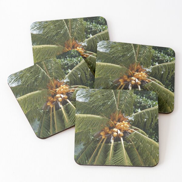 Item preview, Tropical Coconut Palm with Lush Green Fronds designed and sold by NatureUnleashed.