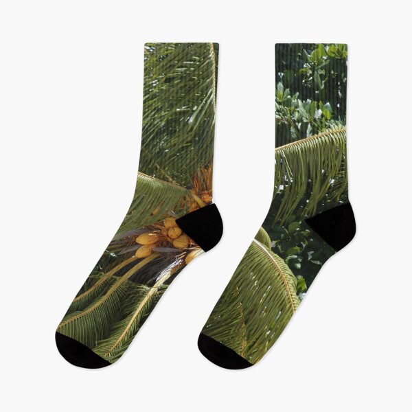 Item preview, Tropical Coconut Palm with Lush Green Fronds designed and sold by NatureUnleashed.
