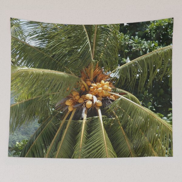 Item preview, Tropical Coconut Palm with Lush Green Fronds designed and sold by NatureUnleashed.