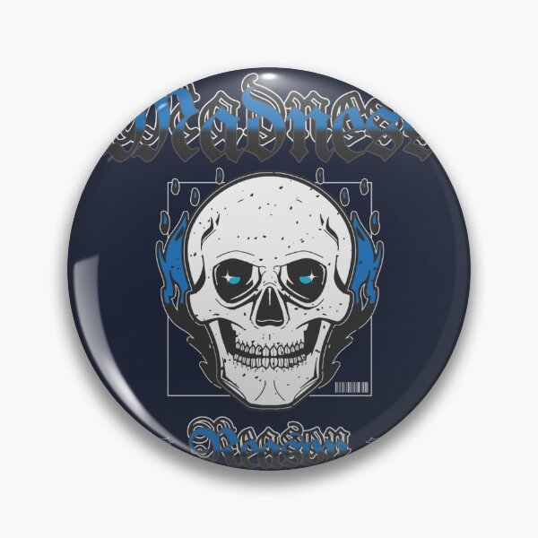 Item preview, Burning Skull on Day Fire designed and sold by The  Qash.