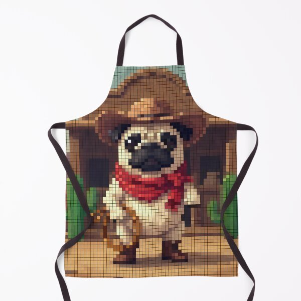 Item preview, Pixel Pug The Cowboy of the Wild West designed and sold by NaturePixel.