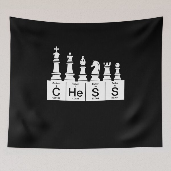 Item preview, Funny Chess Set Pieces Periodic Table Board Game Player designed and sold by Rahjihan.