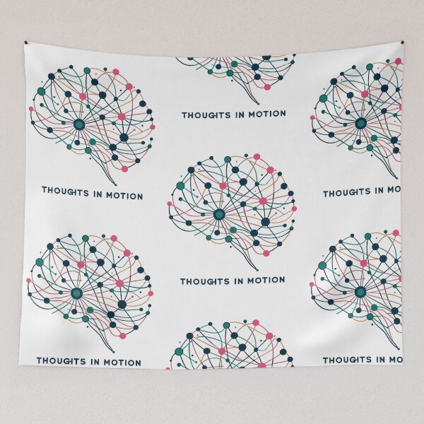 Item preview, Thoughts in Motion- Colorful Neurons designed and sold by Tw1nsAIArt.
