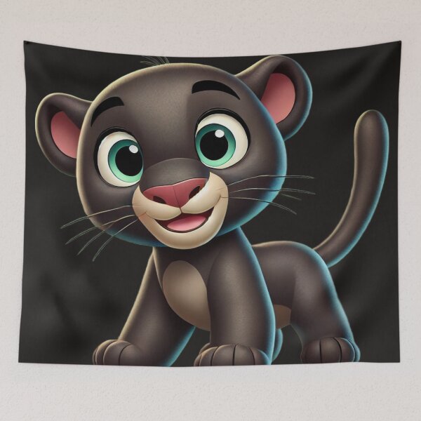 Item preview, The Adorable Panther Cub: Jungle’s New Best Friend ?? designed and sold by aunins7.