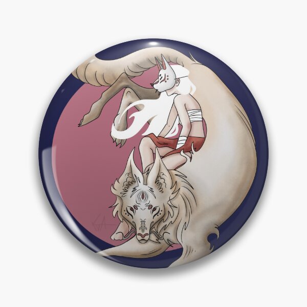 Item preview, White Kitsune designed and sold by LaPika.