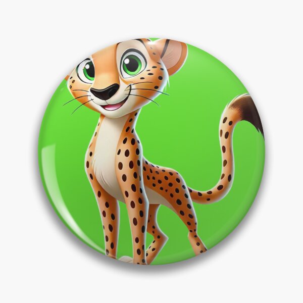 Item preview, The Swiftest Friend in the Jungle: Disney-Style Cheetah Cub! ?✨ designed and sold by aunins7.