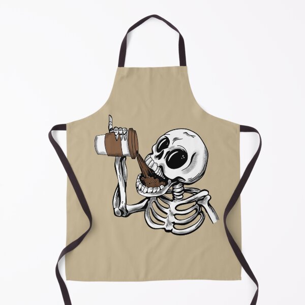 Item preview, Skeleton Drinking Coffee designed and sold by TeeLabDesign.