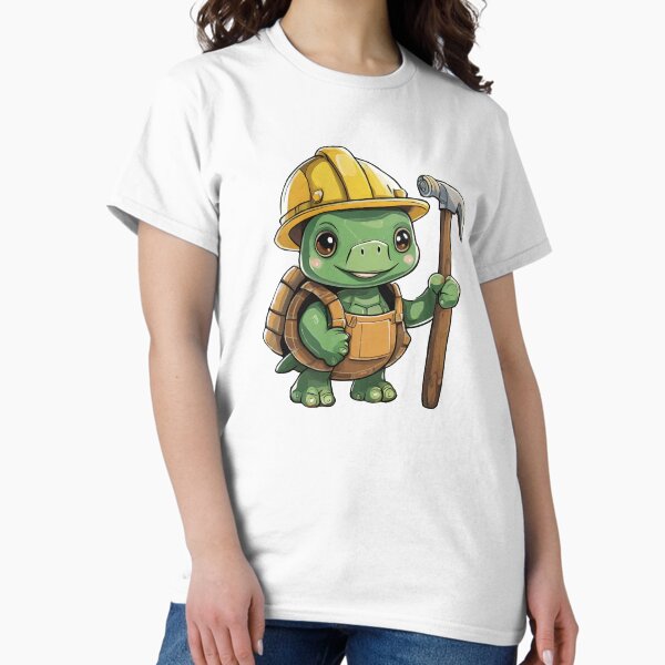 Artikel-Vorschau von Schildkröte als Bauarbeiter, designt und verkauft von BysonDesigns.