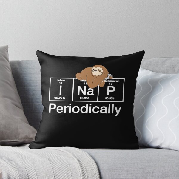 Item preview, I Nap Periodically Science Sloth Periodic Table Elements designed and sold by Rahjihan.
