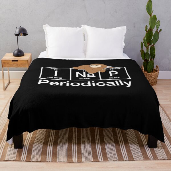 Item preview, I Nap Periodically Science Sloth Periodic Table Elements designed and sold by Rahjihan.