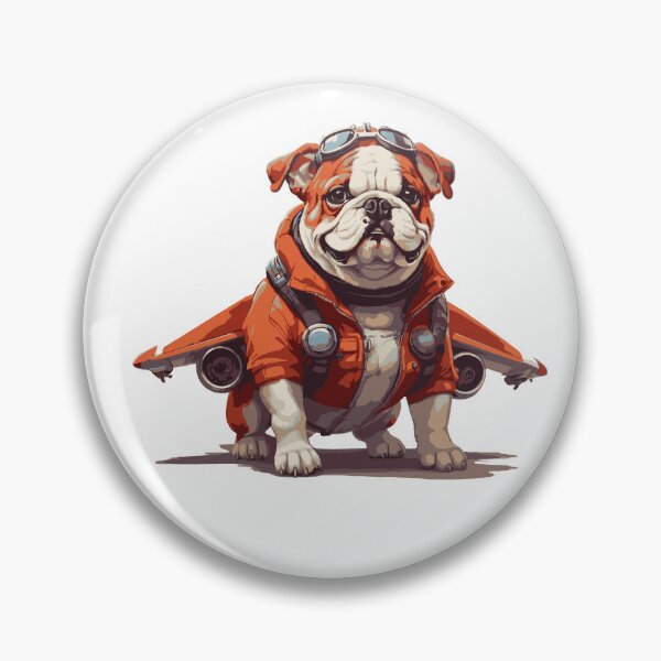 Item preview, Bulldog Aviator Dog designed and sold by victorstudioart.