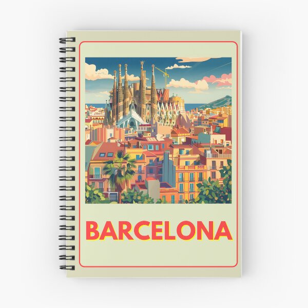 Item preview, Retro Barcelona Cityscape designed and sold by CosyNess.