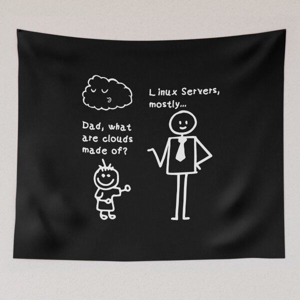 Item preview, Dad, What Are Clouds Made Of? Funny Linux Programmer designed and sold by Rahjihan.