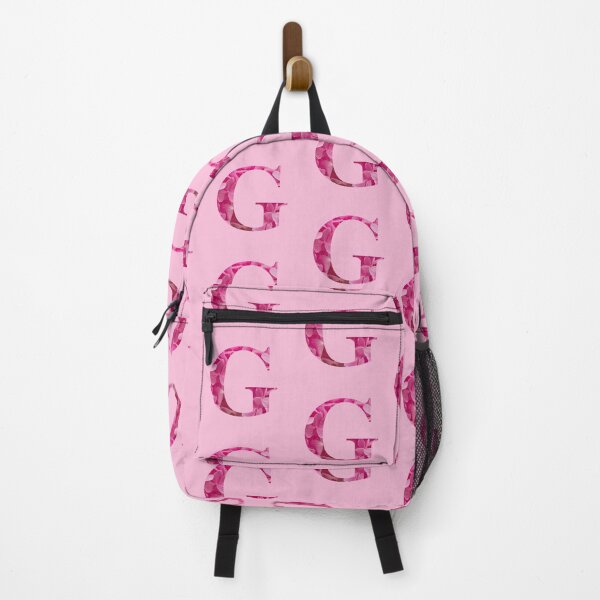 Item preview, Alphabet Letter "G" in Pink Floral Typography designed and sold by WD-Artist.