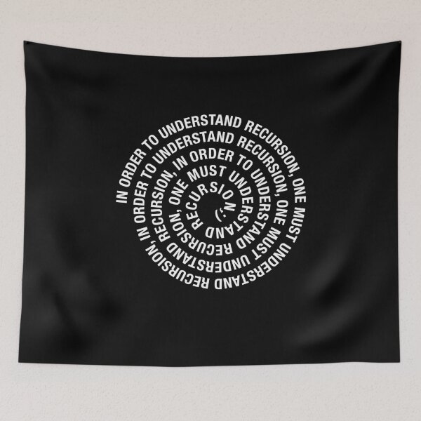 Item preview, Funny recursion saying for computer scientists programmers designed and sold by Rahjihan.
