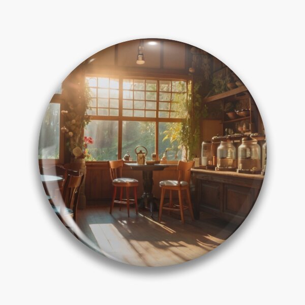 Item preview, Cozy Tea Shop in Nature’s Embrace designed and sold by BlareBlare.