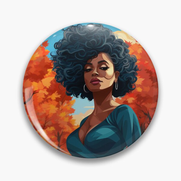 Item preview, Playful Designs , Afro Woman designed and sold by digimart.