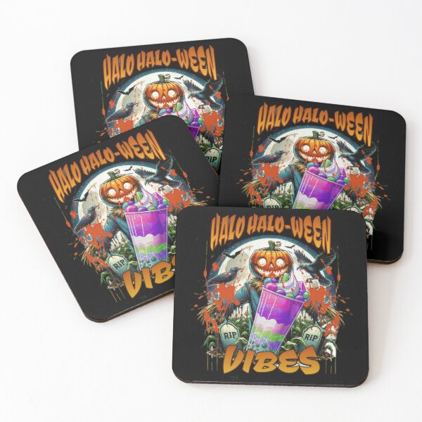 Item preview, Happy Halo Halo Ween - pumpkin, scary, funny, t-shirts, iphone cases, caps and other items designed and sold by nature. electrified..
