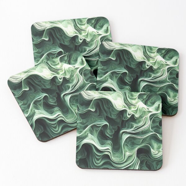Item preview, abstract green texture designed and sold by PetiteJinx.