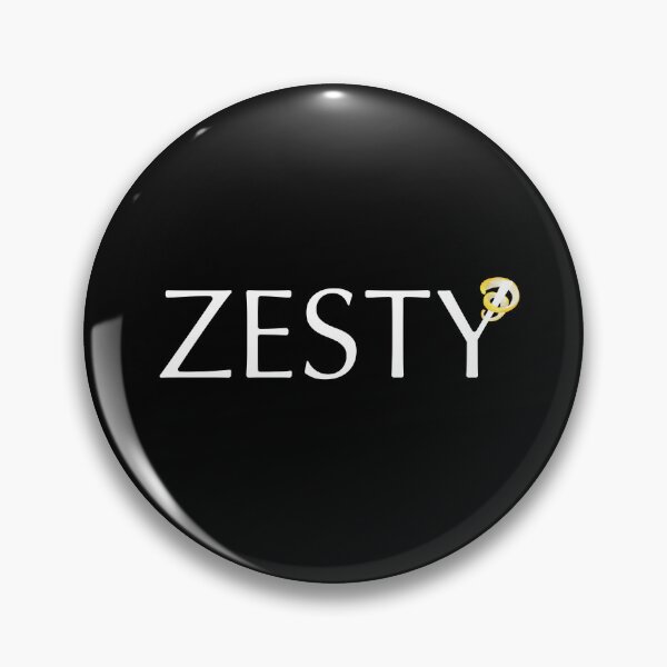 Item preview, Zesty - typography with lemon peel twist designed and sold by Happy Puppy Print On Demand.