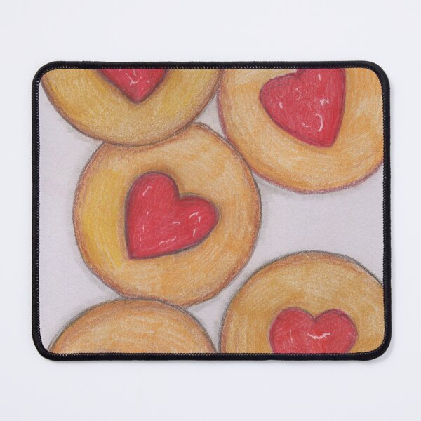 Item preview, Love heart jam cookies designed and sold by Artbysarah23.