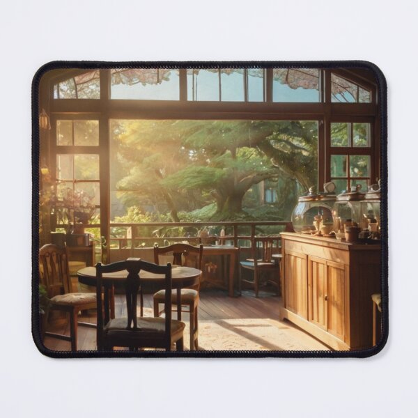 Item preview, Happiness in the Nature-Embraced Tea Shop designed and sold by BlareBlare.