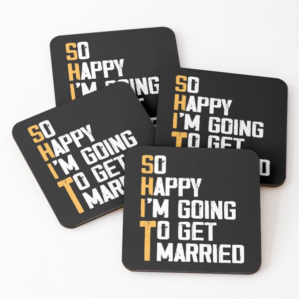 Item preview, So Happy I'm Going To Get Married Groomsmen Wedding designed and sold by Rahjihan.