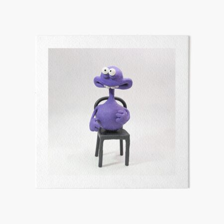 Purple Creature Art Board Print