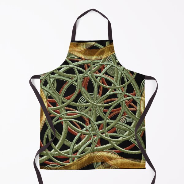 Item preview, Waves and Circles Futuristic Design designed and sold by DFLC Prints.