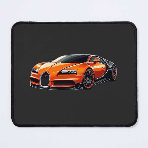 Item preview, Orange Bugatti Art designed and sold by GeneralDaily.
