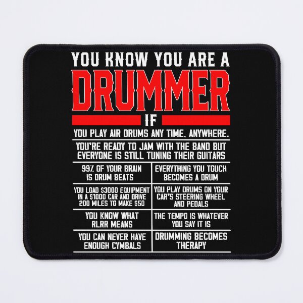 Item preview, Drum Player Percussion Funny You Know You Are A Drummer designed and sold by Rahjihan.