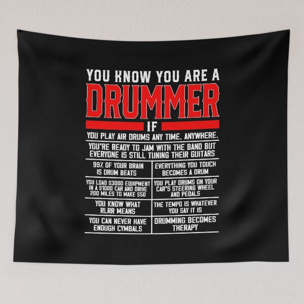 Item preview, Drum Player Percussion Funny You Know You Are A Drummer designed and sold by Rahjihan.