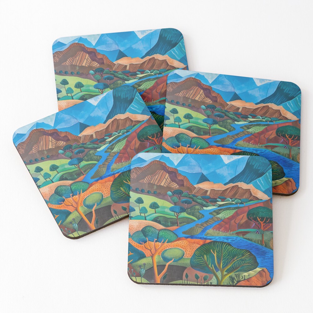 Item preview, Coasters (Set of 4) designed and sold by KootenayDesigns.