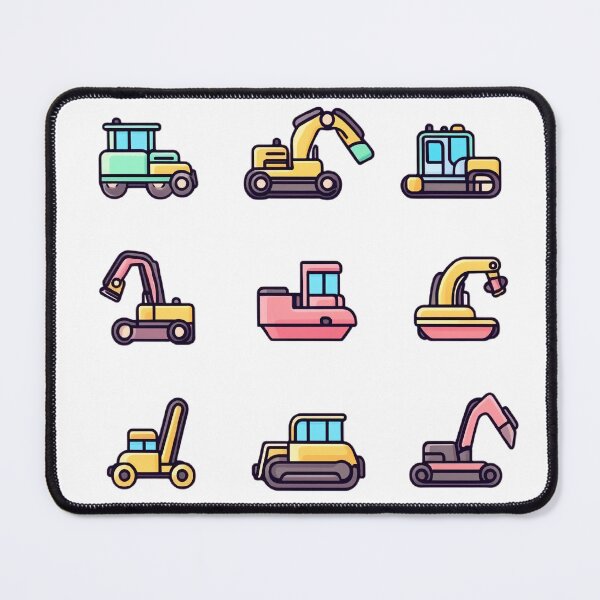 Item preview, cute heavy equipment designed and sold by ED2DA.