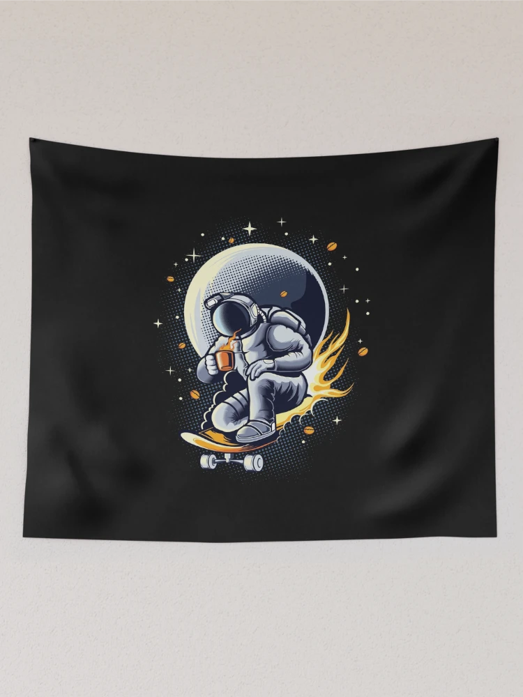 Thumbnail 2 of 3, Tapestry, Astro Coffee Addict designed and sold by RWT-Design.